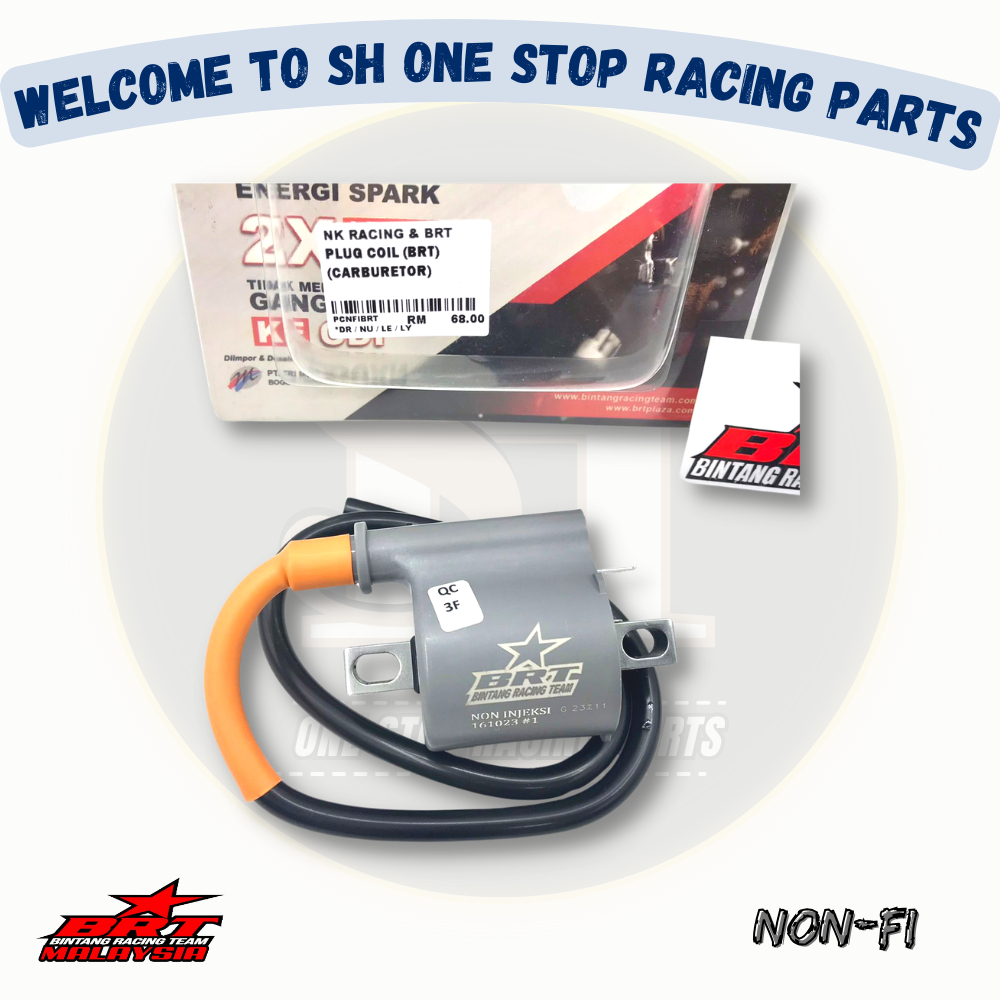 BRT RACING PLUG COIL ( INJECTION [FI] / CARBURETOR [NON-FI ] ) | Shopee ...