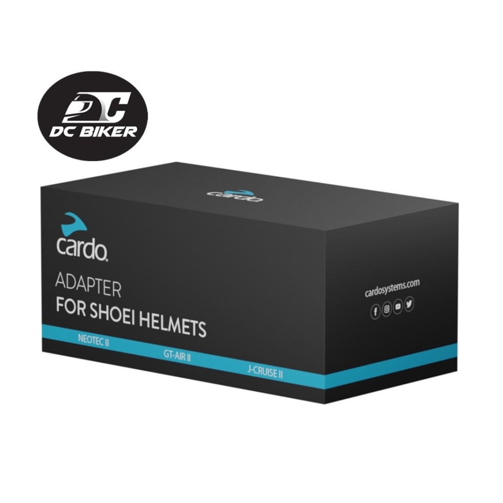 Cardo Shoei Adapter for Shoei Neotec 2, J Cruise 2 and GT Air 2 ...