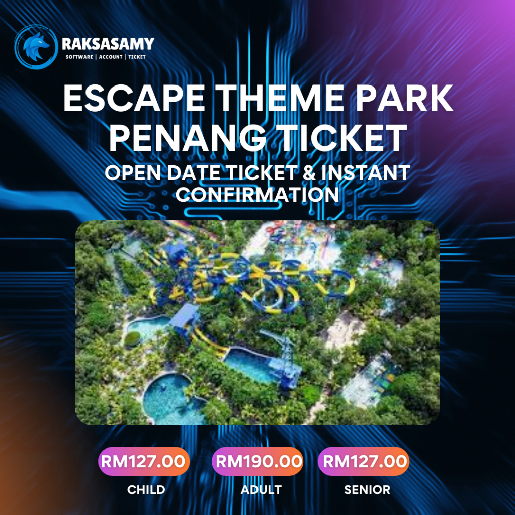 [PROMO 2024] Escape Theme Park Penang Ticket [PM US FIRST FOR PROMO