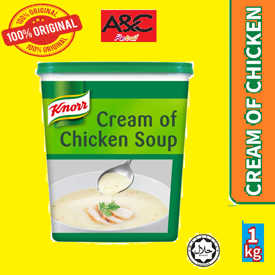 KNORR CREAM OF CHICKEN SOUP Mix 1KG(Harga Offer)Expired12.04.24
