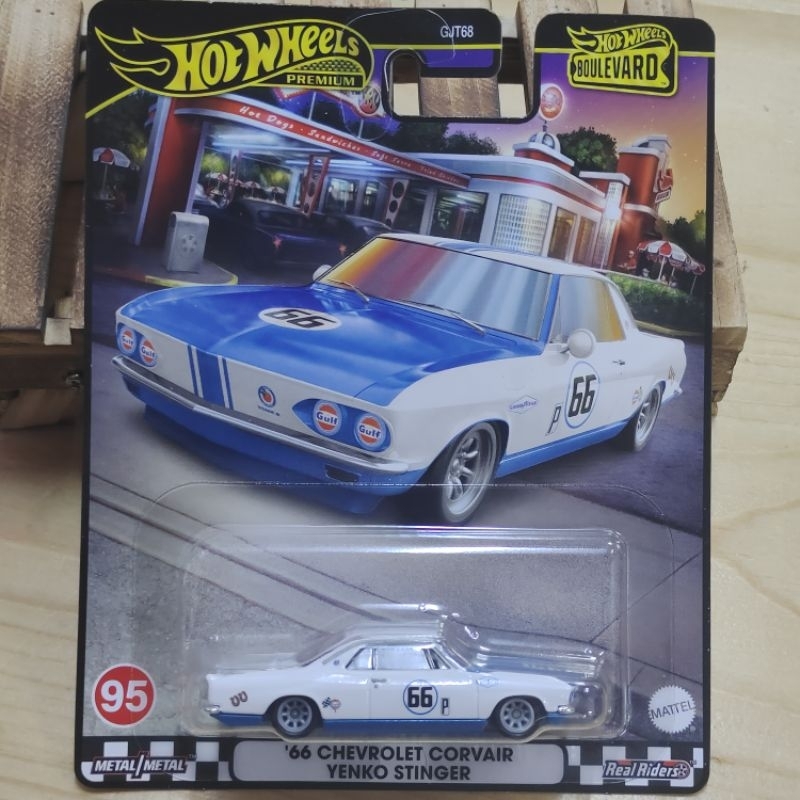 Hot Wheels Premium Boulevard 66 Chevrolet Corvair Yenko Stinger 