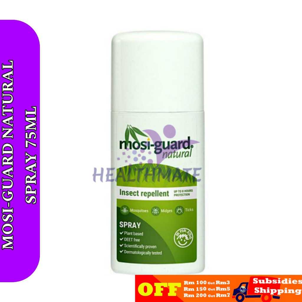 [EXP11/25]MOSI-GUARD NATURAL INSECT REPELLENT SPRAY (75ML) | Shopee ...