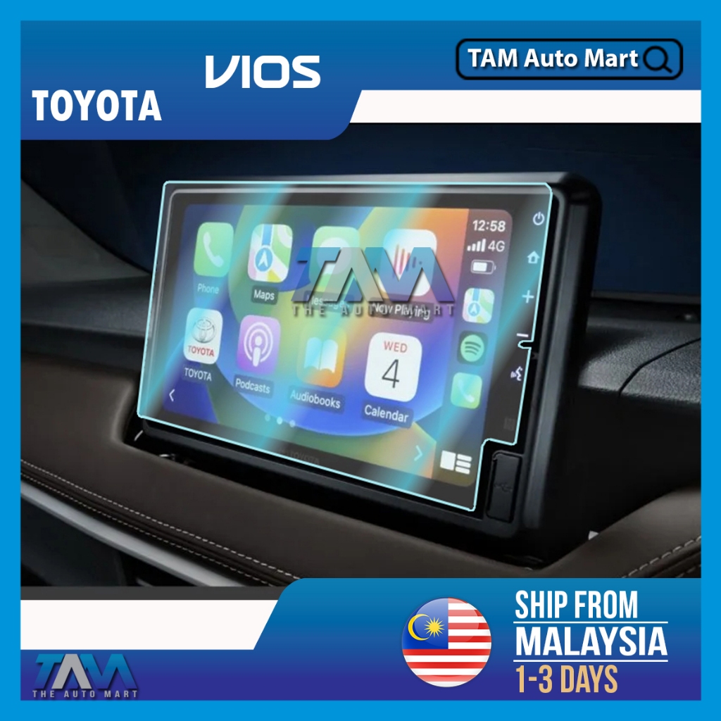 Toyota Vios (4th Gen) Head Unit Screen Center Console Multimedia Player ...