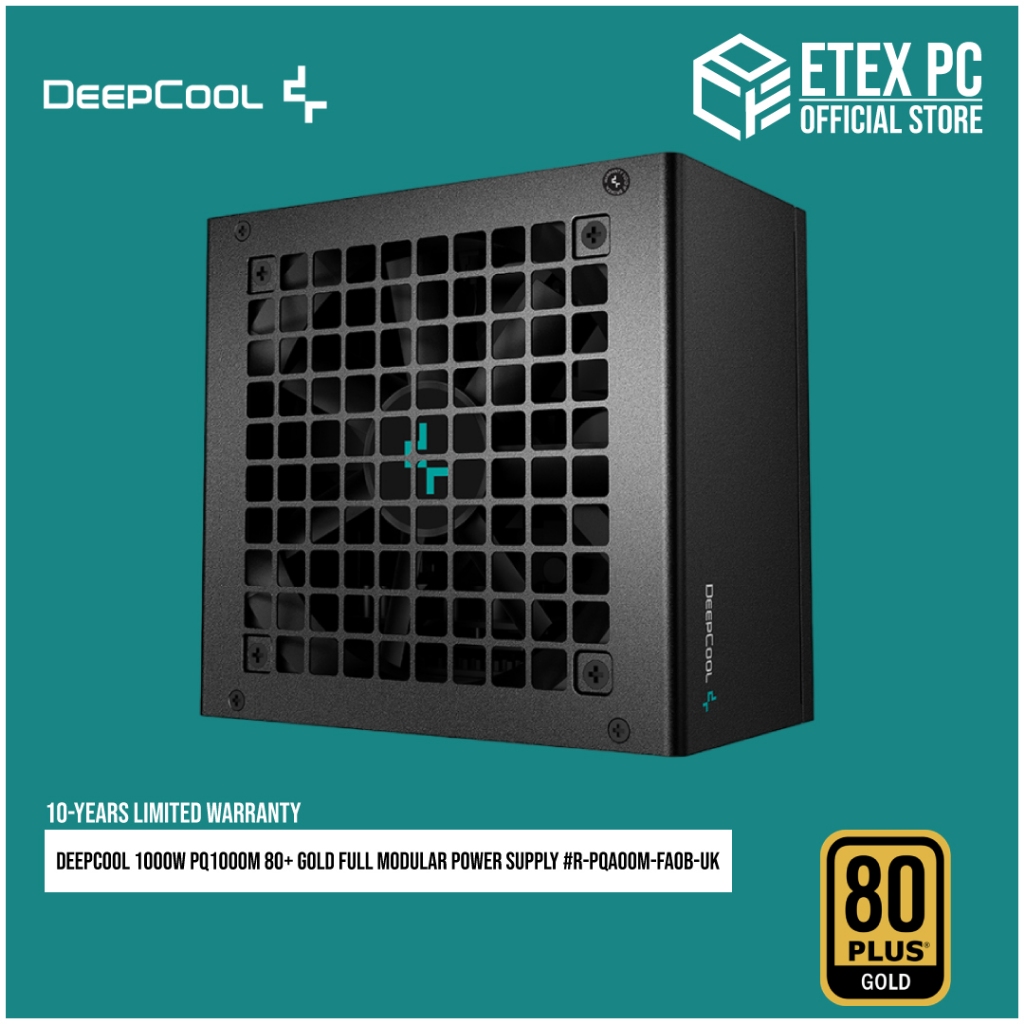 DeepCool 1000W PQ1000M 80+ Gold Full Modular Power Supply # R-PQA00M ...