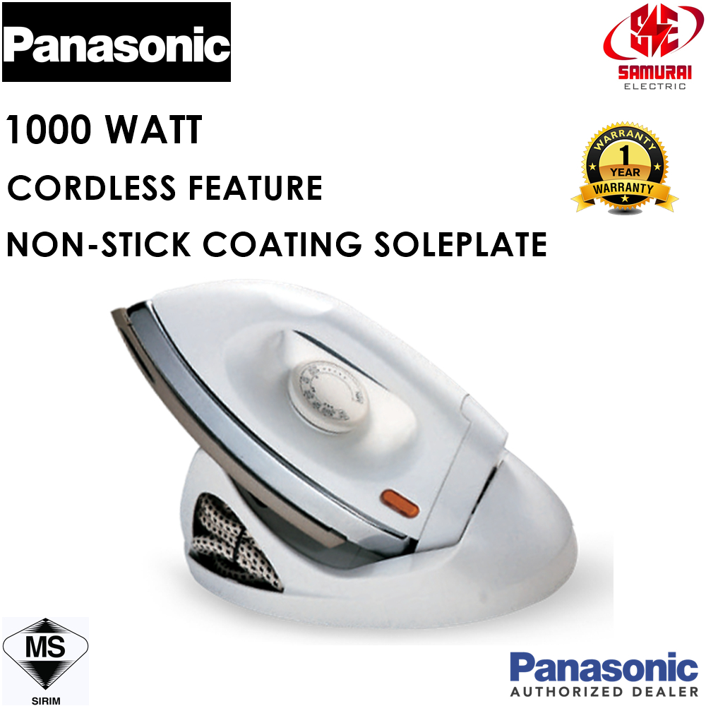 Panasonic Cordless Dry Iron 1000W NI100DXJW Ready Stock | Shopee Malaysia