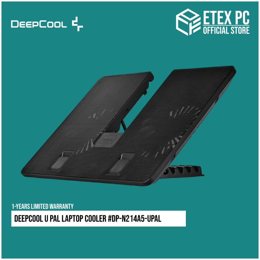 DeepCool U Pal Laptop Cooler # DP-N214A5-UPAL | Shopee Malaysia