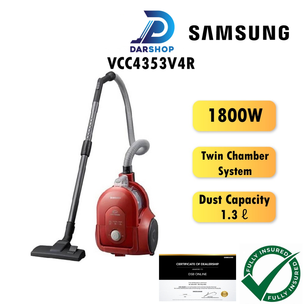 Samsung Vacuum Cleaner Bagless 1800W Vakum Cleaner Rumah Vaccum Cleaner