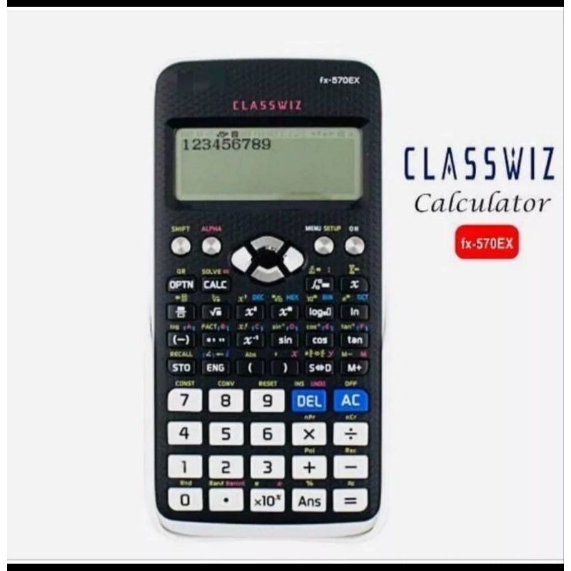 SCIENTIFIC CALCULATOR FX 570EX CLASSWIZ FOR SCHOOL OFFICE Shopee Malaysia