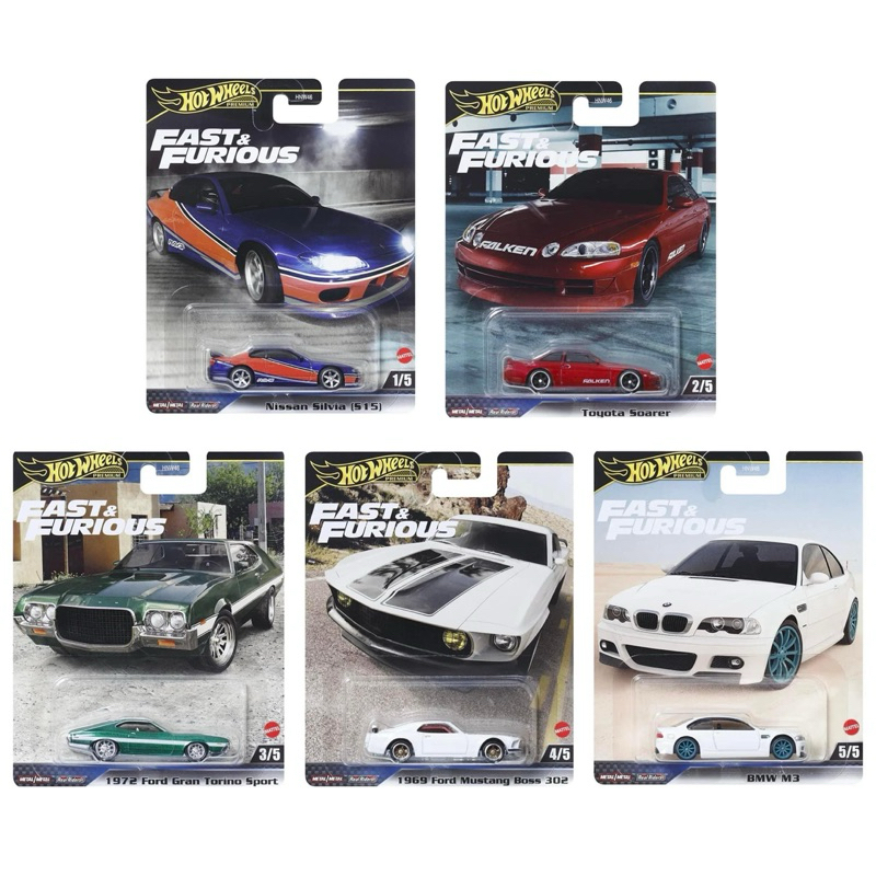 Hotwheels Premium 2024 Fast & Furios (Set Of 5car) | Shopee Malaysia