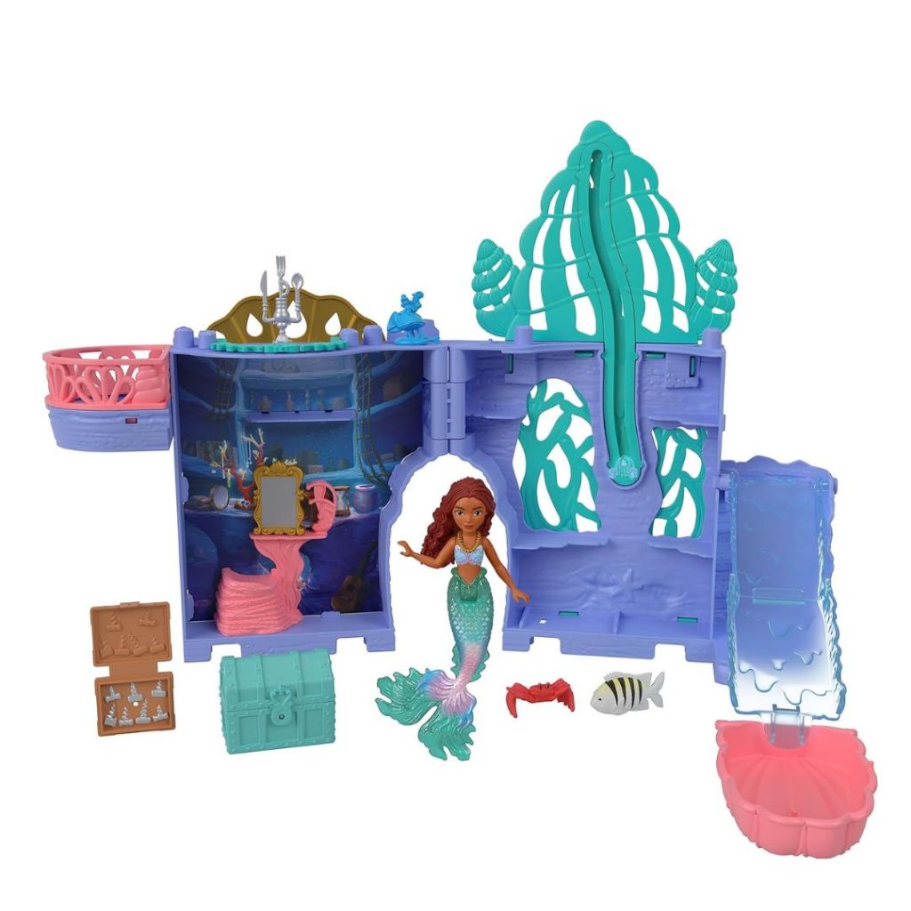 Disney The Little Mermaid Storytime Stackers Ariel's Grotto Playset ...