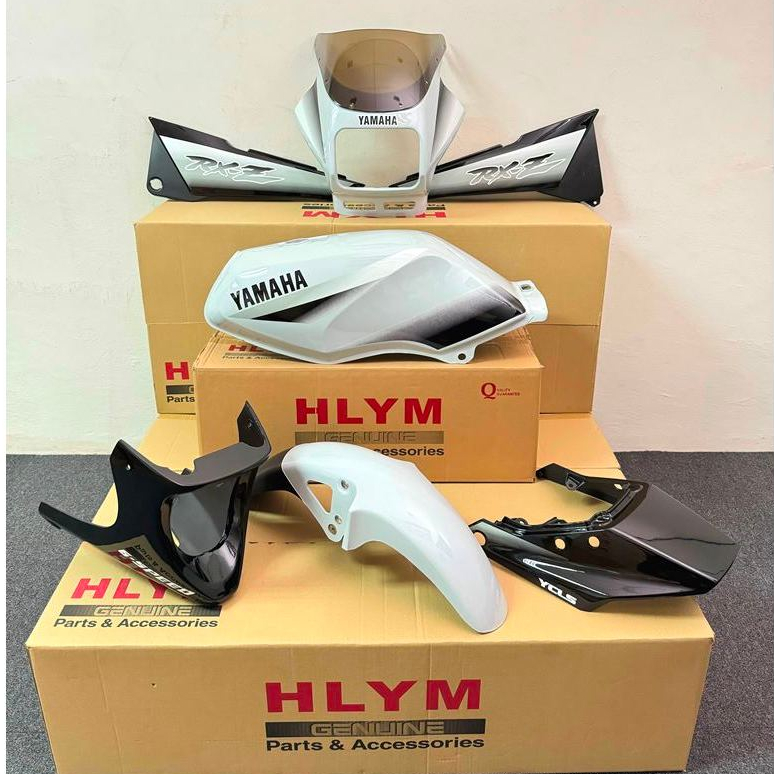 🔥Y964 YAMAHA RXZ IMASEN HITAM PUTIH MILI/RXZ HLYM MUDGUARD TEBAL🔥COVER ...