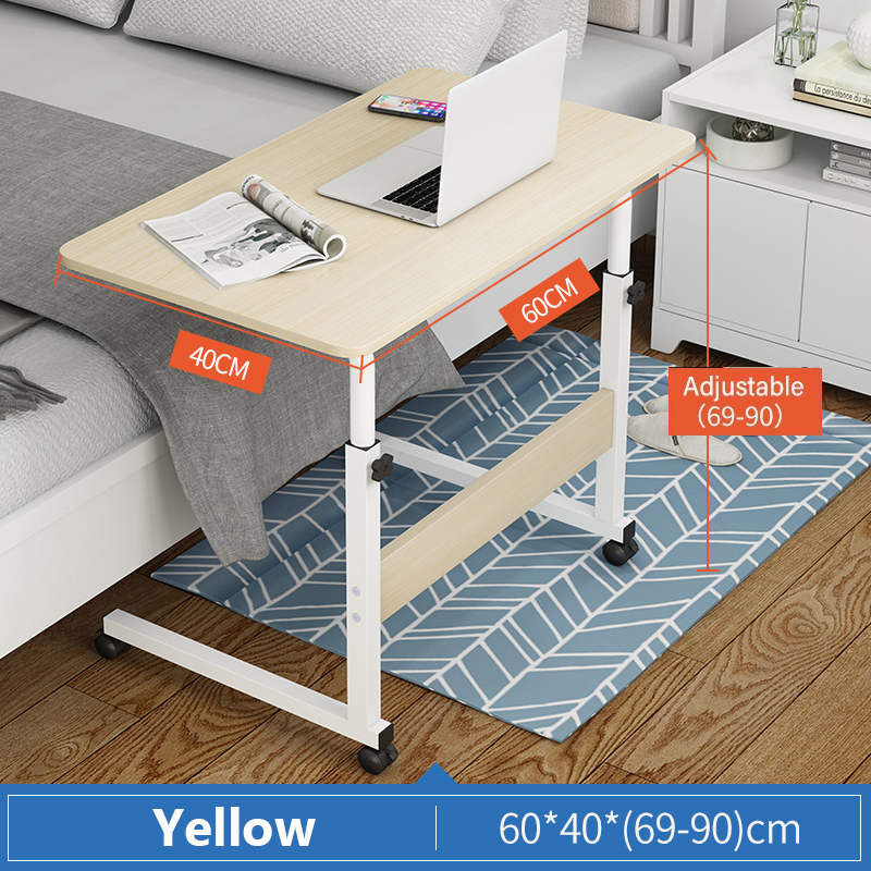 Multifunctional L60/80cm Adjustable Bedside Laptop Table Sofa Side