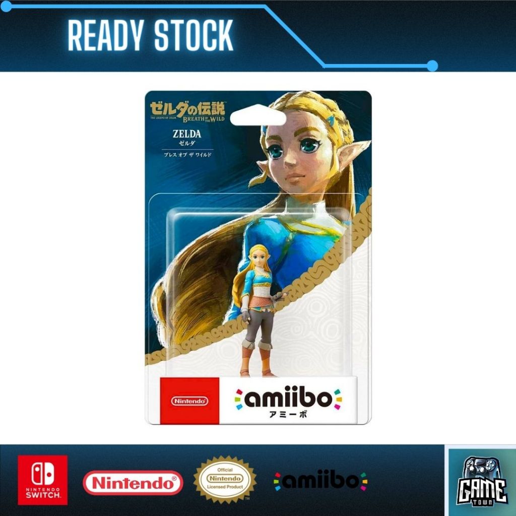 Nintendo Switch Amiibo Figure Zelda [The Legend of Zelda Breath of the ...