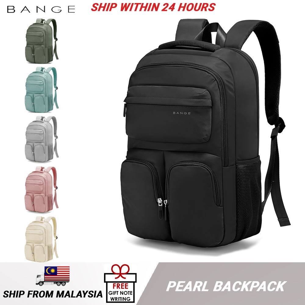 BANGE Pearl Laptop Backpack 15.6 Shopee Malaysia