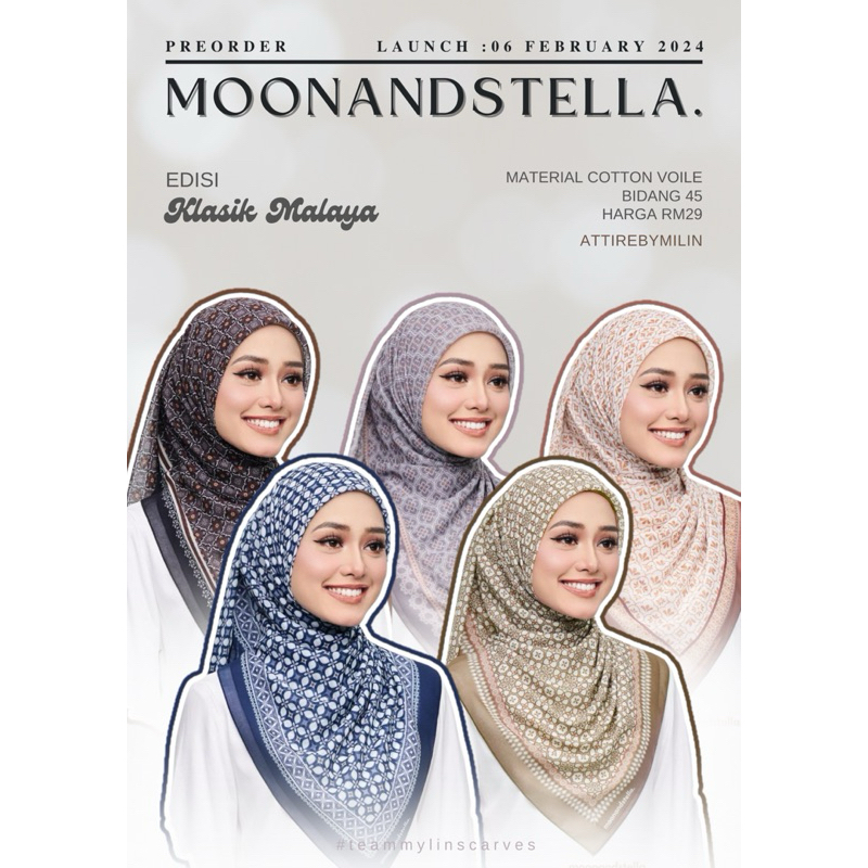 Klasik Malaya By Moonandstella 🧕🏻 Buy 1 Free 6 Item | Shopee Malaysia