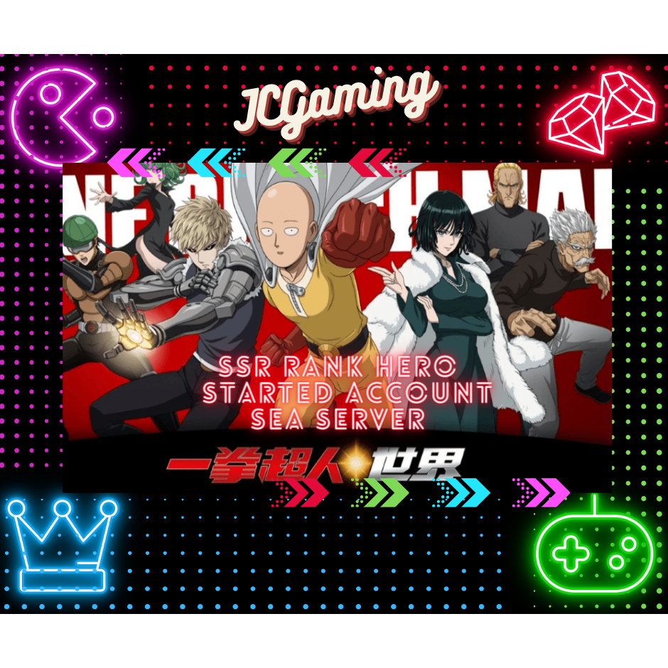 ⭐️One Punch Man: World⭐️|SEA SERVER|Animes games merchandise|Roleplay  style|Gacha Pack | Shopee Malaysia