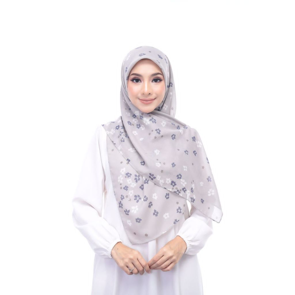 Tudung Bawal Cotton Voile Corak Abstrak Bidang 45 Fabulous | Printed ...