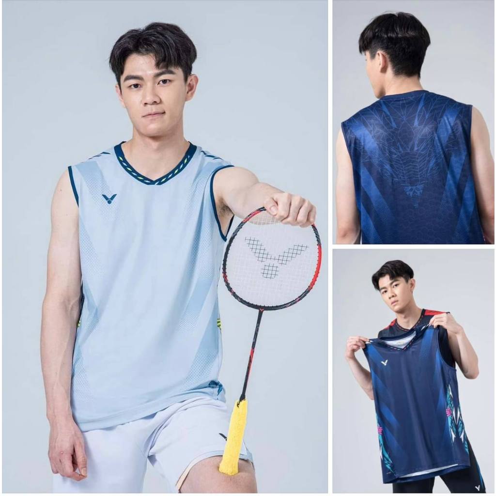 2024 VICTOR Lee Zii Jia Jersey Badminton Shirt Baju VICTOR Short ...