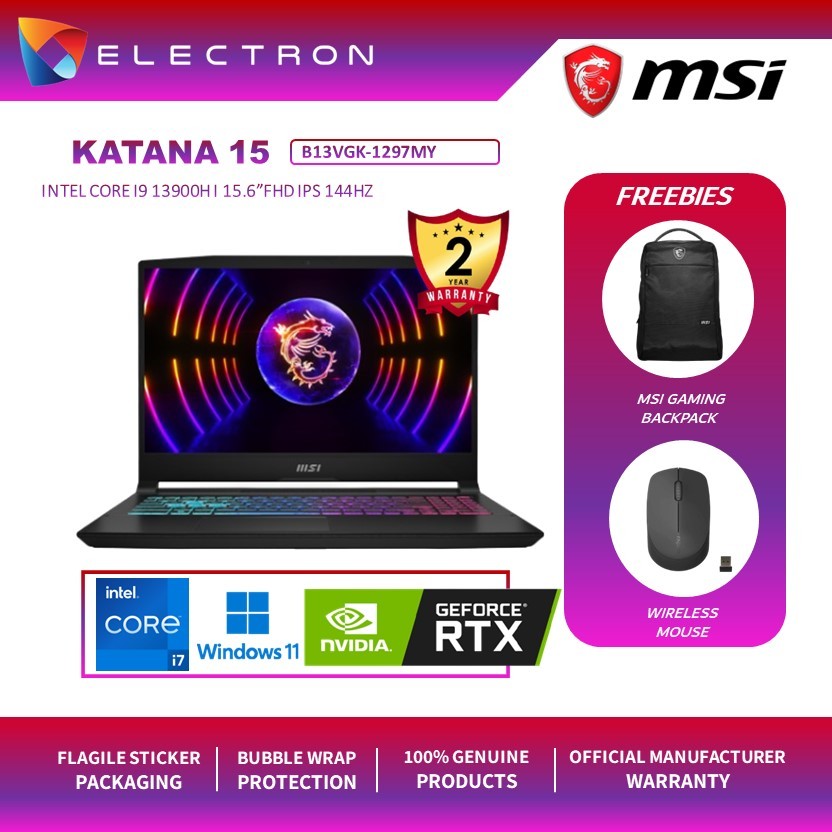 MSI Katana 15 B13VGK1297 15.6