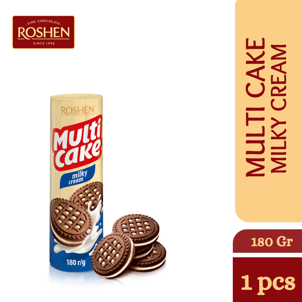 Roshen Multicake Biscuit Milky (180g) Shopee Malaysia