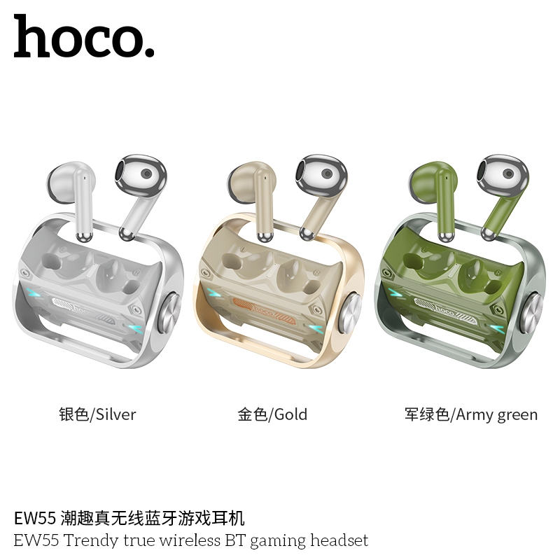 hoco. EW55 Trendy True Wireless BT Gaming Headset | Shopee Malaysia
