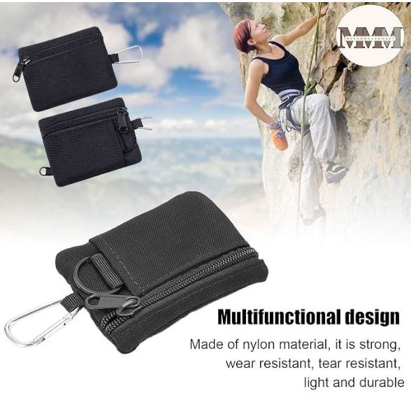Tactical Wallet EDC Molle Pouch Portable Key Card Case Sports Coin ...