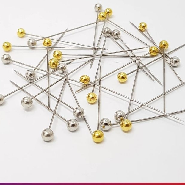 Copper Ball Pins Metal Ball Head Pins Needles Findings Accessories ...