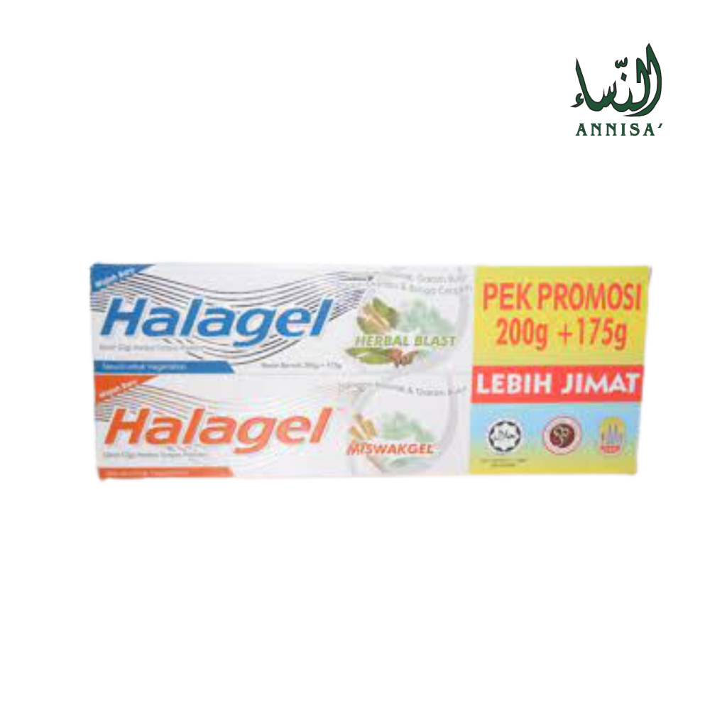 HALAGEL PROMOPACK TOOTHPASTE | Shopee Malaysia