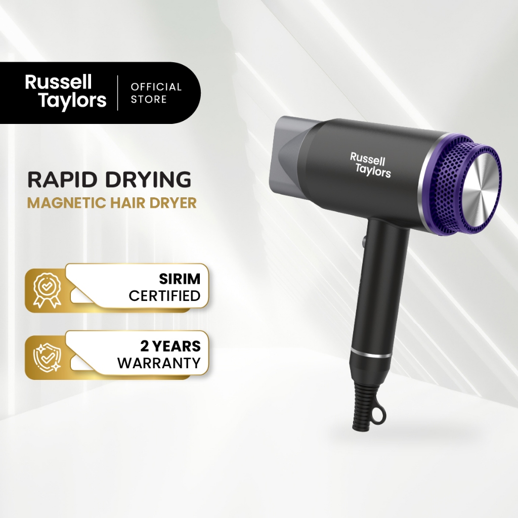 Russell Taylors Quick & Shine Hair Dryer (1800W) HD2 | Shopee Malaysia