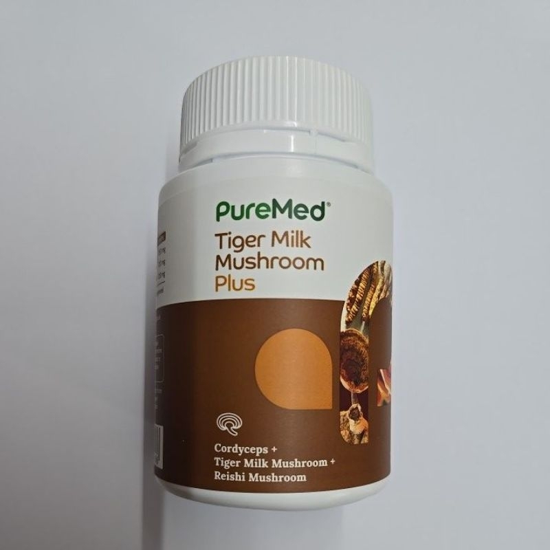 Puremed Tiger Milk Mushroom Plus Vegetable Capsules 60s (Expiry Date:03 ...