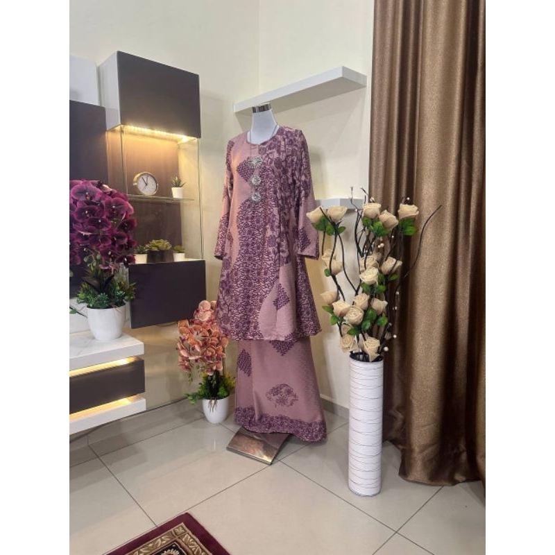 Baju Kurung Riau Batik S 7XL Baju Riau Kurung Plussize Baju Kurung Riau Besar Murah Shopee