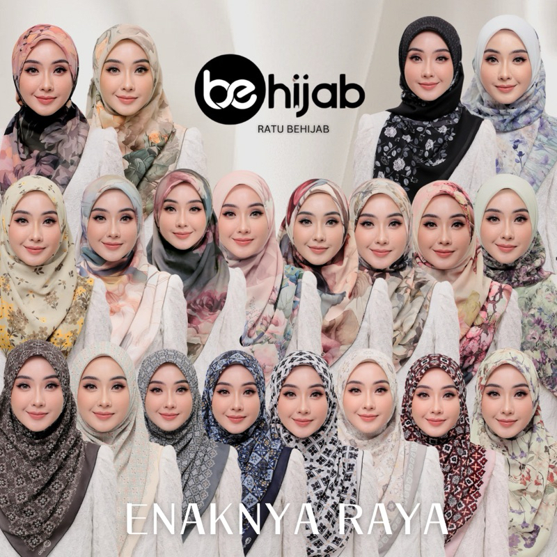 Bawal BE HIJAB TERBARU EDISI ENAKNYA RAYA | Shopee Malaysia