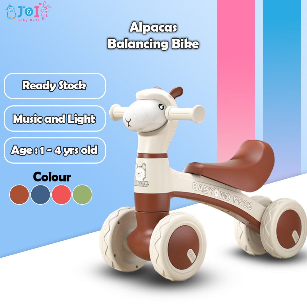 Alpaca Baby Sport Balance Walker Glider Mini Bike Learning Tricycle
