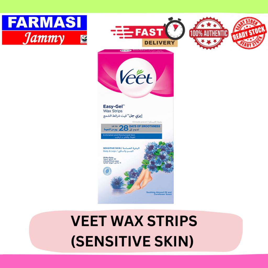 VEET WAX STRIPS (SENSITIVE SKIN) Shopee Malaysia