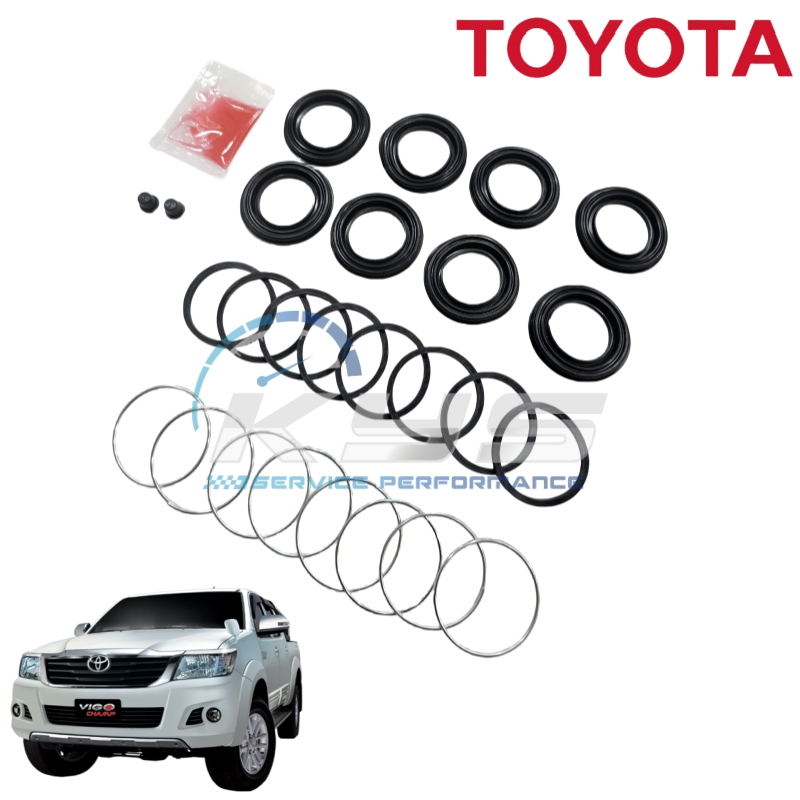 FRONT DISC BRAKE CALIPER SEAL KIT TOYOTA HILUX VIGO 2.5 3.0 KUN25