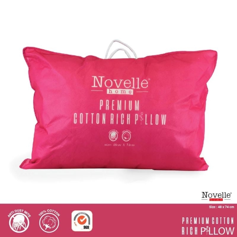 Antibacterial High Quality Novelle Cotton Rich Pillow Anti