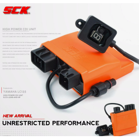 SCK RACING CDI 9 MAP ADJUSTABLE LC135 V1-V7 / LC 135 V1-V7 ( LETUP ...