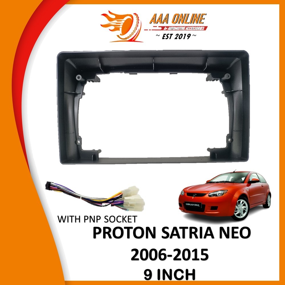 Android Player Casing 9'' Proton Satria Neo 2006-2015 Black (WIth PNP ...