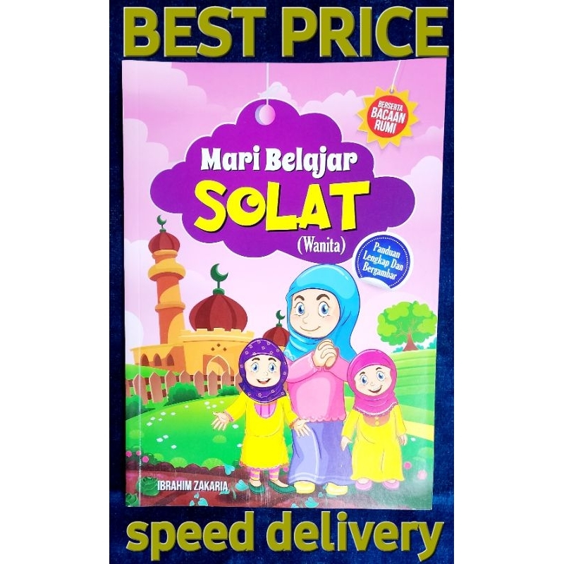 MARI BELAJAR SOLAT WANITA PANDUAN LENGKAP DAN BERGAMBAR | Shopee Malaysia