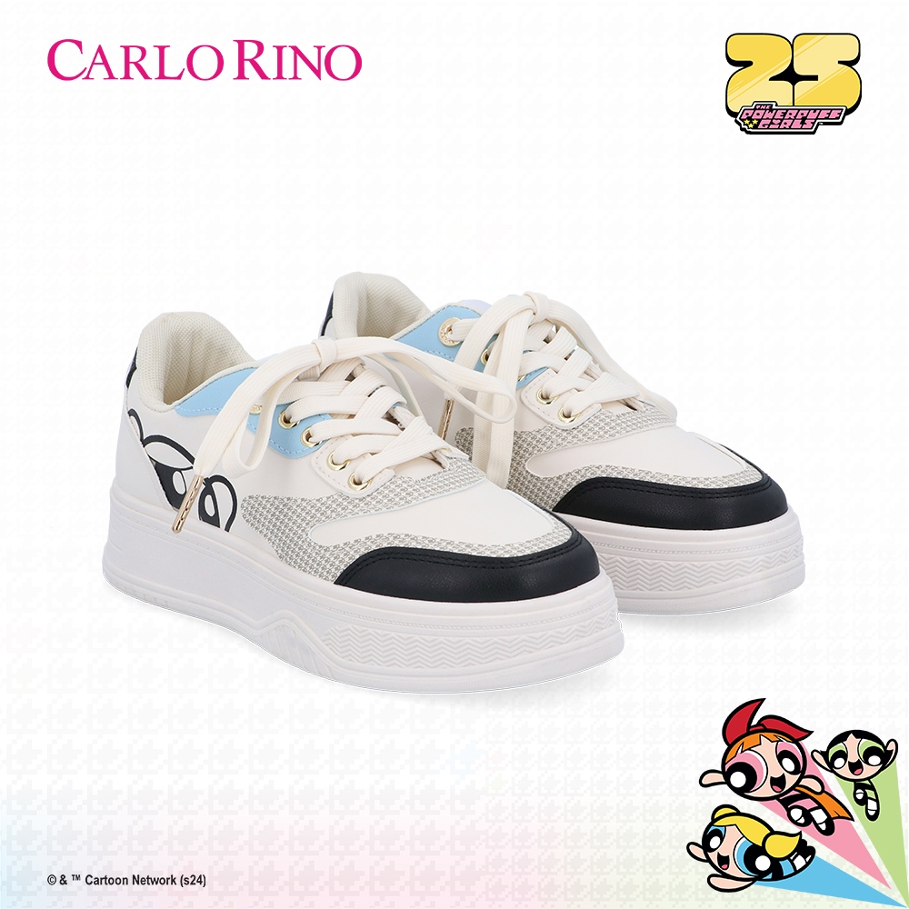 Carlo Rino Power Puff Sneakers - Blue | Shopee Malaysia
