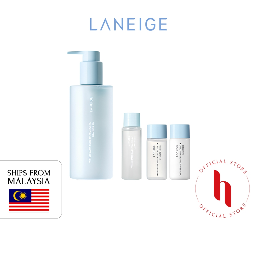 Laneige Water Bank Blue Hyaluronic Cleansing Oil Set | Shopee Malaysia