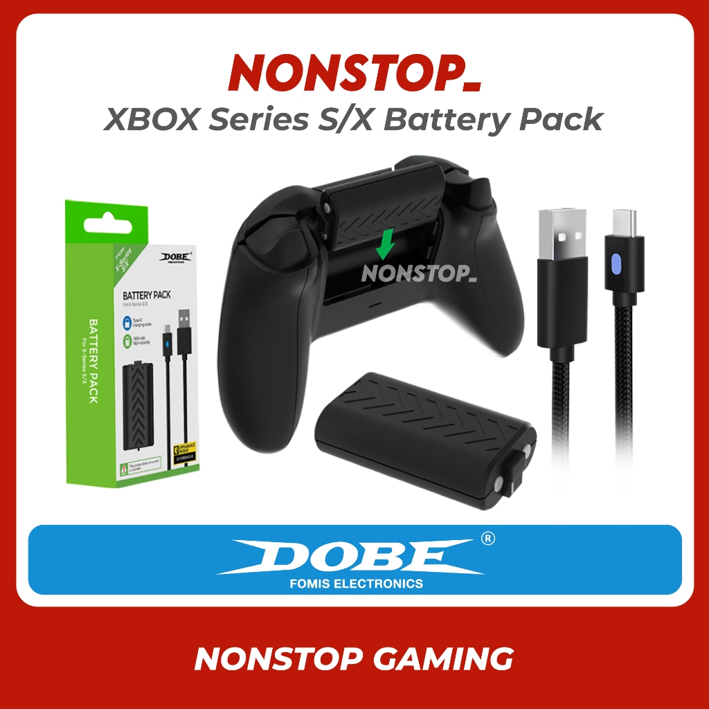 DOBE XBOX Series X/S Battery Pack 1200mAh Rechargeable Battery With ...