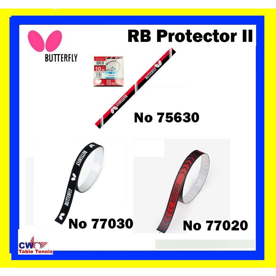 Butterfly - 75630 RB Protector II Table Tennis Side Tape Protector ...