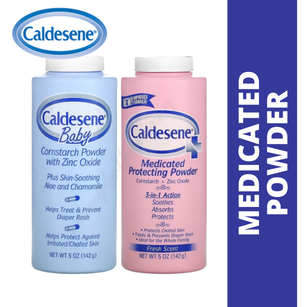 Caldesene Medicated Protecting Powder Baby Cornstarch Powder with