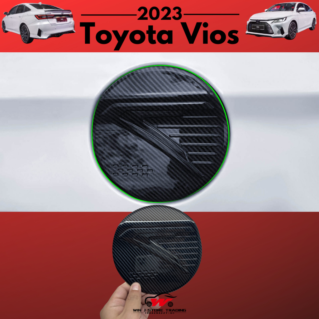 🔥NEW ARRIVAL🔥Toyota Vios Gen4 AC100 2023+ Carbon Trim Fuel Tank