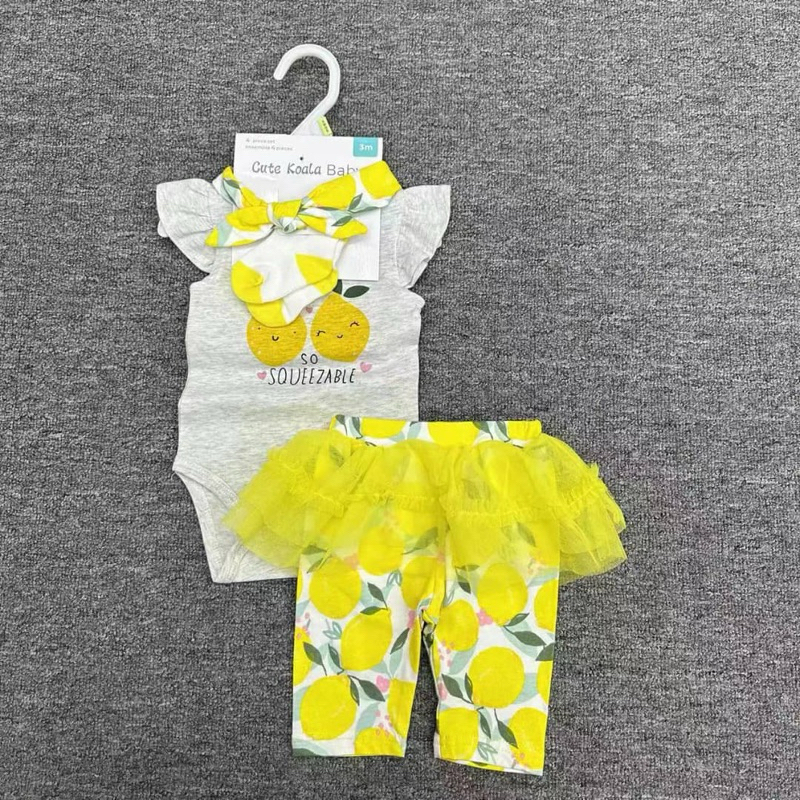 CUTE KOALA BABY ROMPER TUTU SET 3in1 READYSTOCK Shopee Malaysia