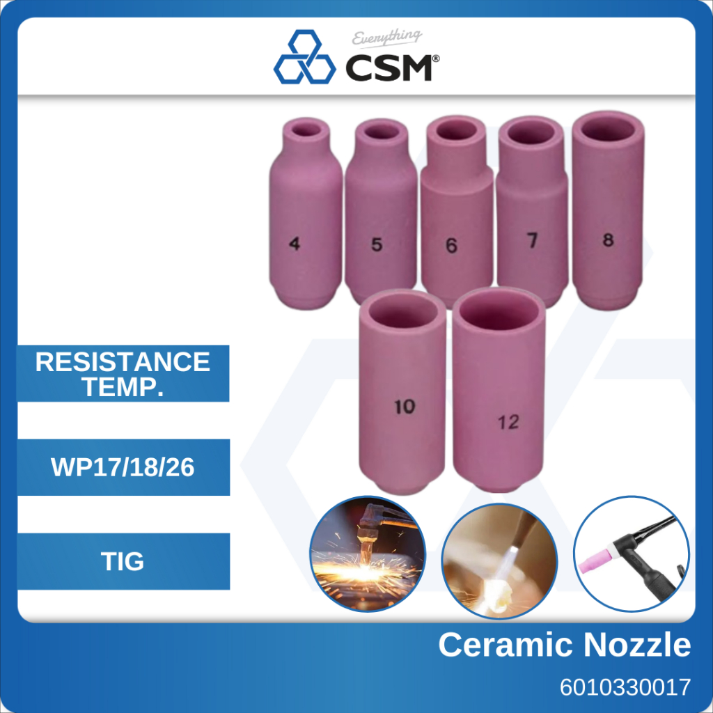 [CLEAR STOCK] CSM Tig Welding Ceramic Cup No.5.6.7.8/Glass Cup Shopee Malaysia