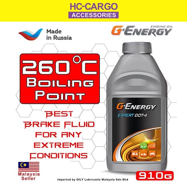 G-Energy G energy Expert Dot-4 Brake Fluid / Minyak Brek (910g ...