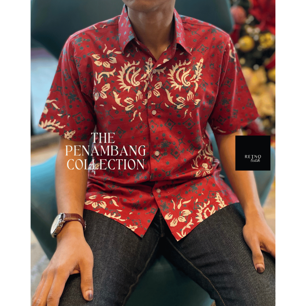 Green - Hand Batik Printed Cotton Men Full Sleeve Shirt 08