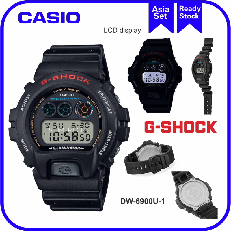 G SHOCK new standard model with LED light DW-6900UB-9 DW-6900UB DW
